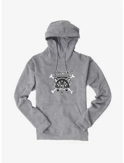 Best Pirce 😉 Aggretsuko Metal Crossbones Hoodie 👍 -Cheap Sanrio Store 18160711 hi