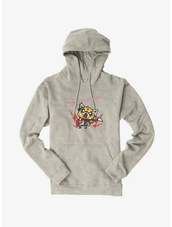Budget ๐ Aggretsuko Metal Guitar Rock & Roll Hoodie โญ 8 Budget ๐ Aggretsuko Metal Guitar Rock & Roll Hoodie โญ - Image 6