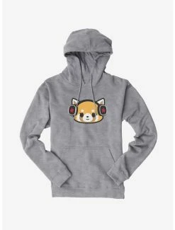 Hot Sale ๐ Aggretsuko Metal Headphones Hoodie โ๏ธ