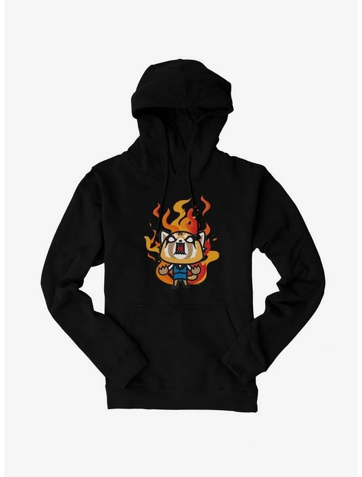 Promo ✨ Aggretsuko Metal Rage Hoodie 🛒 4 Promo ✨ Aggretsuko Metal Rage Hoodie 🛒 - Image 2