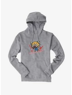 Coupon 👏 Aggretsuko Metal Raging Hoodie 🌟 -Cheap Sanrio Store 18161026 hi