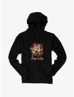 Cheap 🤩 Aggretsuko Metal Rockin' Out Hoodie 🧨 -Cheap Sanrio Store 18161117 hi 1