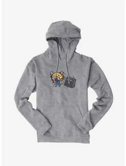 Buy 🌟 Aggretsuko Metal Screamo Hoodie ⌛ -Cheap Sanrio Store 18161166 hi