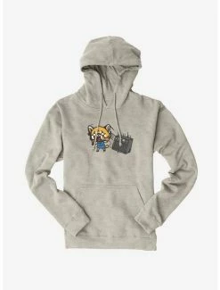 Buy 🌟 Aggretsuko Metal Screamo Hoodie ⌛ -Cheap Sanrio Store 18161180 hi