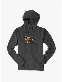 Best Sale ⭐ Aggretsuko Metal Shredding Hoodie 😍 -Cheap Sanrio Store 18161194 hi