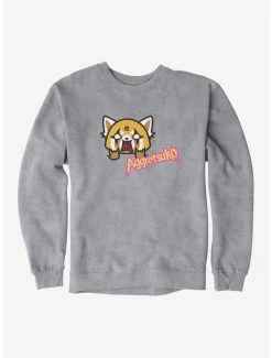 Wholesale 🎉 Aggretsuko Metal Icon Sweatshirt 😀 -Cheap Sanrio Store 18161271 hi