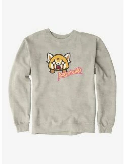 Wholesale 🎉 Aggretsuko Metal Icon Sweatshirt 😀 -Cheap Sanrio Store 18161285 hi