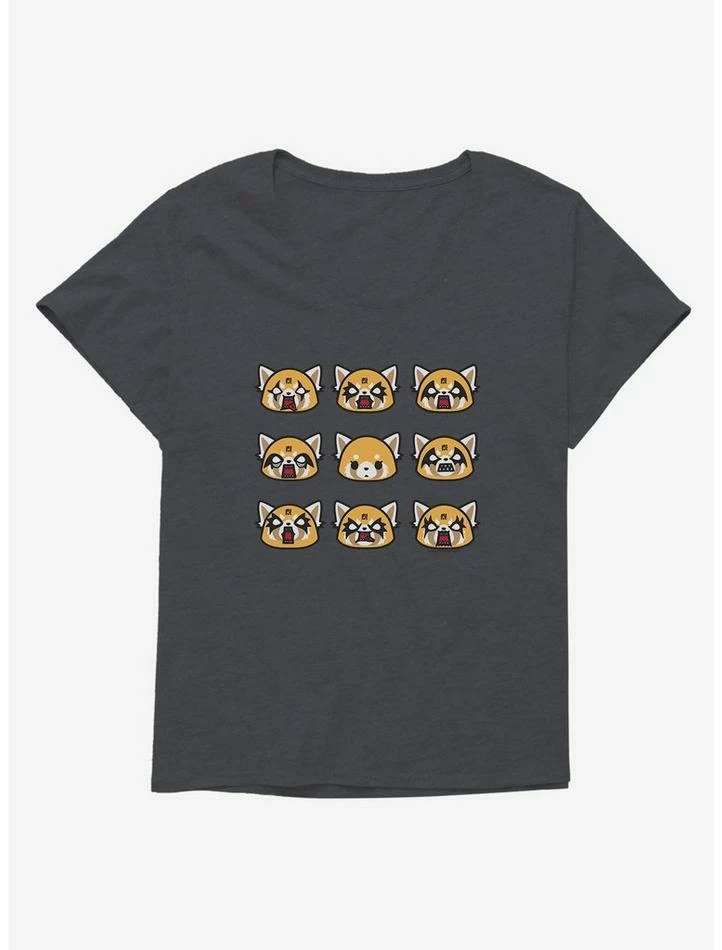 Best Sale ๐ Aggretsuko Metal Emotions ๐ง Girls T-Shirt Plus Size โค๏ธ 5 Best Sale ๐ Aggretsuko Metal Emotions ๐ง Girls T-Shirt Plus Size โค๏ธ - Image 3