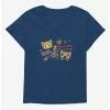 Flash Sale 🔥 Aggretsuko Metal Gig Stickers 👧 Girls T-Shirt Plus Size ✔️ -Cheap Sanrio Store 18161428 hi