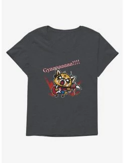 Buy 🛒 Aggretsuko Metal Guitar Rock & Roll 👧 Girls T-Shirt Plus Size ⌛