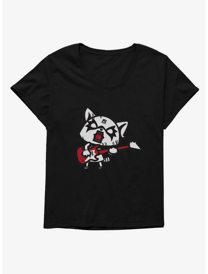 New 👍 Aggretsuko Metal Hard Rock 👧 Girls T-Shirt Plus Size ❤️ 7 New 👍 Aggretsuko Metal Hard Rock 👧 Girls T-Shirt Plus Size ❤️ - Image 5