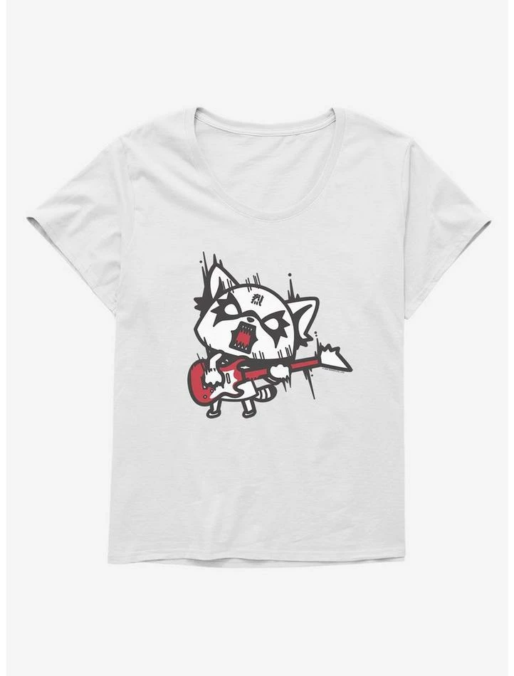 New 👍 Aggretsuko Metal Hard Rock 👧 Girls T-Shirt Plus Size ❤️ 3 New 👍 Aggretsuko Metal Hard Rock 👧 Girls T-Shirt Plus Size ❤️