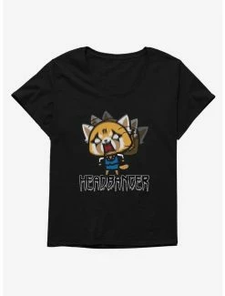 Cheapest 🧨 Aggretsuko Metal Headbanger 👧 Girls T-Shirt Plus Size ❤️ -Cheap Sanrio Store 18161518 hi