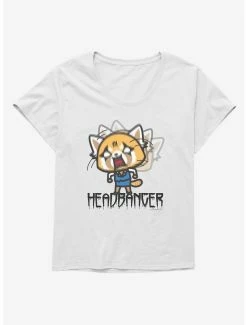 Cheapest 🧨 Aggretsuko Metal Headbanger 👧 Girls T-Shirt Plus Size ❤️ -Cheap Sanrio Store 18161545 hi