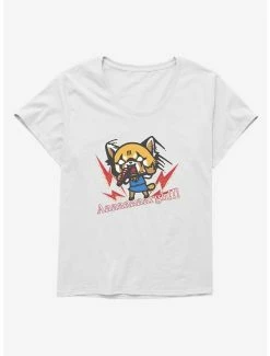 Best Pirce ❤️ Aggretsuko Metal Raging 👧 Girls T-Shirt Plus Size ⌛ -Cheap Sanrio Store 18161689 hi