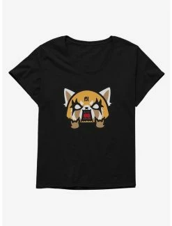 Top 10 🤩 Aggretsuko Metal Rock & Roll 👧 Girls T-Shirt Plus Size 🤩 -Cheap Sanrio Store 18161734 hi