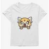 Top 10 🤩 Aggretsuko Metal Rock & Roll 👧 Girls T-Shirt Plus Size 🤩 -Cheap Sanrio Store 18161761 hi