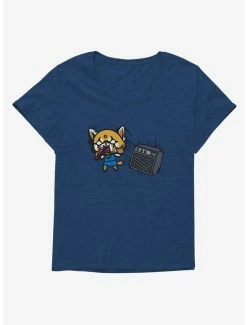 Flash Sale 👏 Aggretsuko Metal Screamo 👧 Girls T-Shirt Plus Size 😀 -Cheap Sanrio Store 18161824 hi