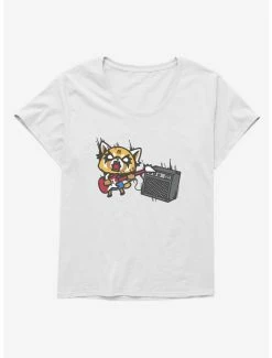 Deals ❤️ Aggretsuko Metal Shredding 👧 Girls T-Shirt Plus Size ❤️