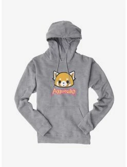 Brand new 🔥 Aggretsuko Face Icon Hoodie 😉 -Cheap Sanrio Store 18161998 hi