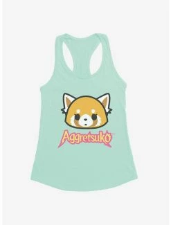 Buy ⭐ Aggretsuko Face Icon 👧 Girls Tank 🥰 -Cheap Sanrio Store 18177414 hi