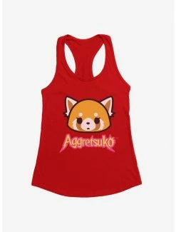 Buy ⭐ Aggretsuko Face Icon 👧 Girls Tank 🥰 -Cheap Sanrio Store 18177428 hi