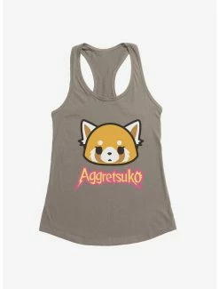Buy ⭐ Aggretsuko Face Icon 👧 Girls Tank 🥰 -Cheap Sanrio Store 18177435 hi