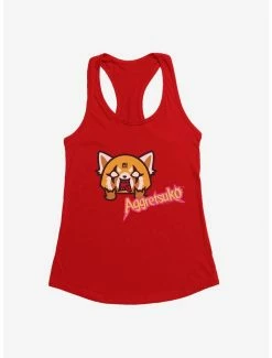Brand new ✨ Aggretsuko Metal Icon 👧 Girls Tank 🎁 -Cheap Sanrio Store 18177477 hi