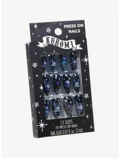 Best deal ๐ Kuromi Crystal Ball Faux Nail Set ๐