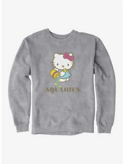 Hot Sale 💯 Hello Kitty Star Sign Aquarius Sweatshirt 🧨 -Cheap Sanrio Store 18183374 hi
