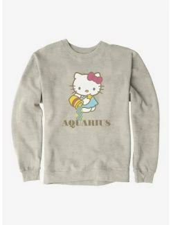 Hot Sale 💯 Hello Kitty Star Sign Aquarius Sweatshirt 🧨 -Cheap Sanrio Store 18183388 hi