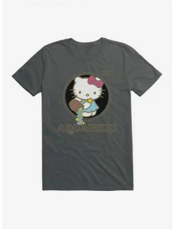 Outlet 🎉 Hello Kitty Star Sign Aquarius Stencil T-Shirt 🎁 -Cheap Sanrio Store 18186680 hi