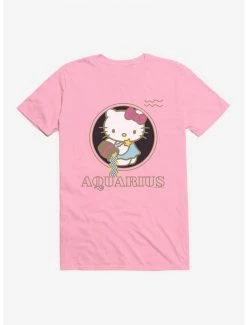 Outlet 🎉 Hello Kitty Star Sign Aquarius Stencil T-Shirt 🎁 -Cheap Sanrio Store 18186708 hi