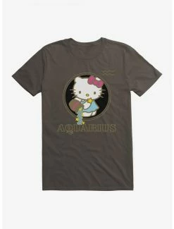 Outlet 🎉 Hello Kitty Star Sign Aquarius Stencil T-Shirt 🎁 -Cheap Sanrio Store 18186900 hi