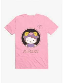 New ✔️ Hello Kitty Star Sign Aries Stencil T-Shirt 🤩 -Cheap Sanrio Store 18187191 hi