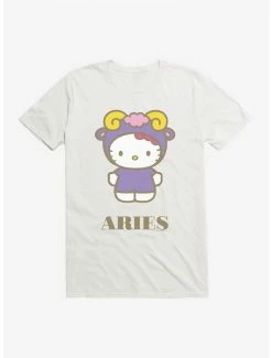 Flash Sale 🎁 Hello Kitty Star Sign Aries T-Shirt 👍 -Cheap Sanrio Store 18187262 hi