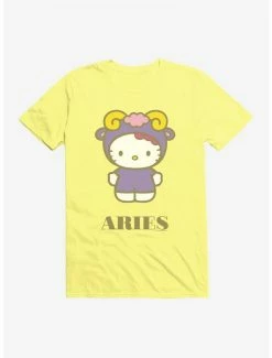 Flash Sale 🎁 Hello Kitty Star Sign Aries T-Shirt 👍 -Cheap Sanrio Store 18187280 hi