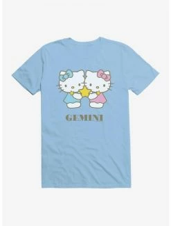 Flash Sale 😀 Hello Kitty Star Sign Gemini T-Shirt 💯 -Cheap Sanrio Store 18187818 hi