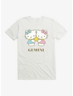 Flash Sale 😀 Hello Kitty Star Sign Gemini T-Shirt 💯 -Cheap Sanrio Store 18187908 hi