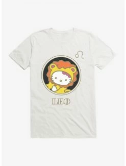 Best Pirce 🔔 Hello Kitty Star Sign Leo Stencil T-Shirt 🔔 -Cheap Sanrio Store 18187920 hi