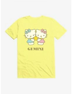 Flash Sale 😀 Hello Kitty Star Sign Gemini T-Shirt 💯 -Cheap Sanrio Store 18187926 hi