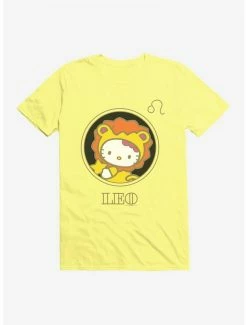 Best Pirce 🔔 Hello Kitty Star Sign Leo Stencil T-Shirt 🔔 -Cheap Sanrio Store 18187937 hi