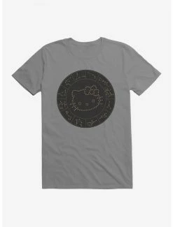 Buy ⭐ Hello Kitty Star Sign Map T-Shirt 🔔 -Cheap Sanrio Store 18188297 hi
