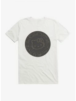 Buy ⭐ Hello Kitty Star Sign Map T-Shirt 🔔 -Cheap Sanrio Store 18188351 hi