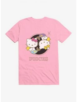 Budget ✨ Hello Kitty Star Sign Pisces Stencil T-Shirt 🥰 -Cheap Sanrio Store 18188423 hi