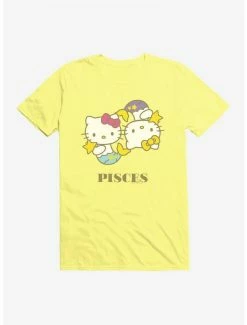 Top 10 🧨 Hello Kitty Star Sign Pisces T-Shirt 🎉 -Cheap Sanrio Store 18188575 hi
