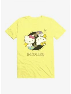 Budget ✨ Hello Kitty Star Sign Pisces Stencil T-Shirt 🥰 -Cheap Sanrio Store 18188586 hi