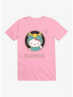 Hot Sale 🌟 Hello Kitty Star Sign Taurus Stencil T-Shirt ✨ -Cheap Sanrio Store 18189071 hi