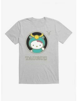 Hot Sale 🌟 Hello Kitty Star Sign Taurus Stencil T-Shirt ✨ -Cheap Sanrio Store 18189089 hi