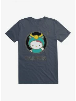 Hot Sale 🌟 Hello Kitty Star Sign Taurus Stencil T-Shirt ✨ -Cheap Sanrio Store 18189107 hi